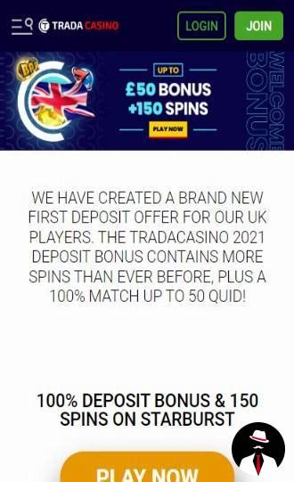 trada casino registration bonus|Trada Casino Review .